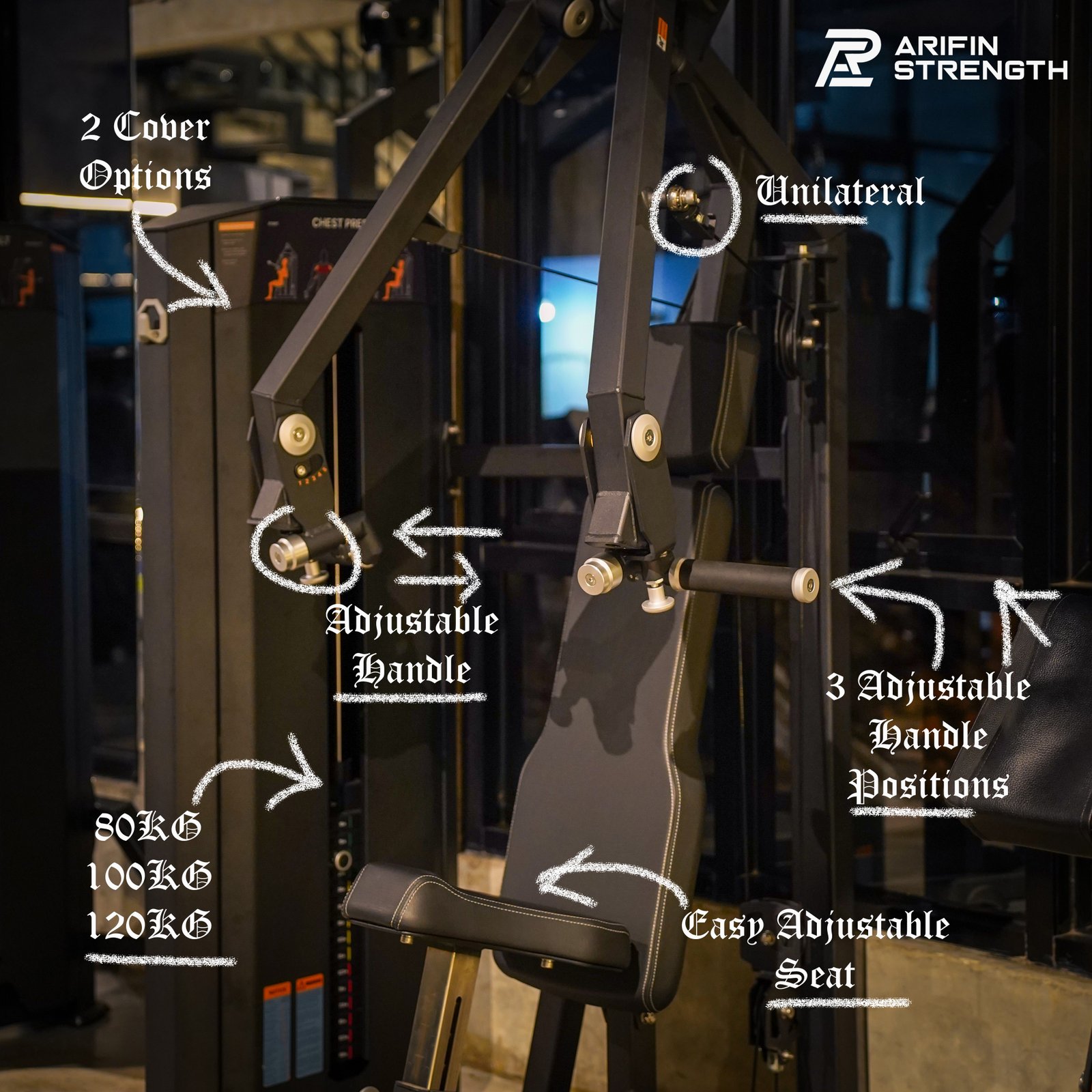 Unilateral Seated Chest Press