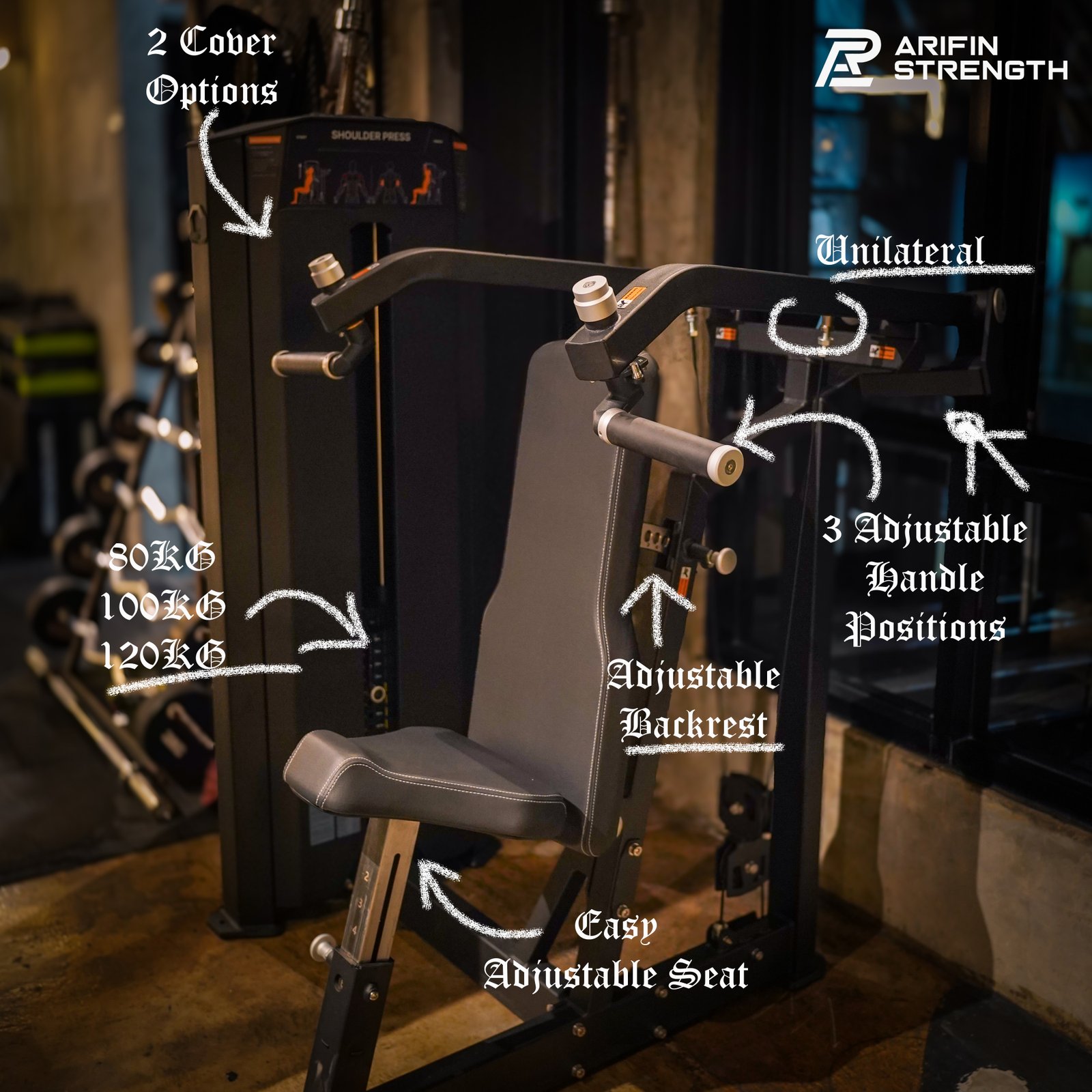Arifin Strength Unilateral Shoulder Press
